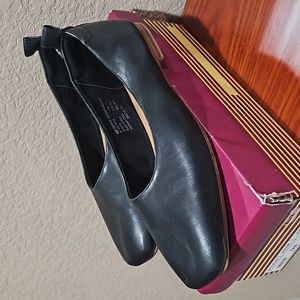 Time And Tru Women's Soft Square Toe Ballet Flats